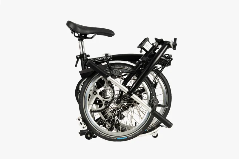 Brompton C-Line Explore Low Bar Folding Bike Black-2